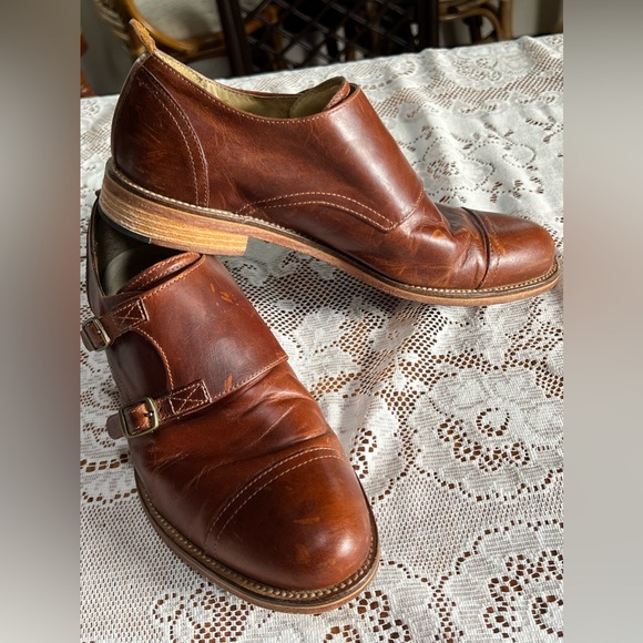 Troop Double Monk Slip On
Brown Leather Double Monks by J Shoes size 8.5 Mens - Picture 4 of 10